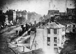 Photograph of Boulevard du temple a daguerreotype made by louis daguerre 1838