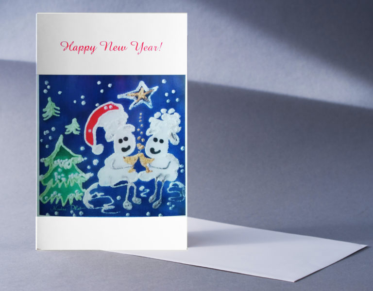 New Year Greeting Card Design by Nadine Platt 1