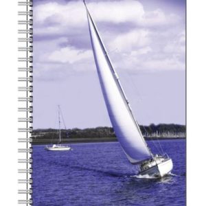 Designer Notebook with White Sailsby Nadine Platt