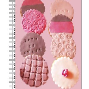 Notebook with Biscuits by Nadine Platt