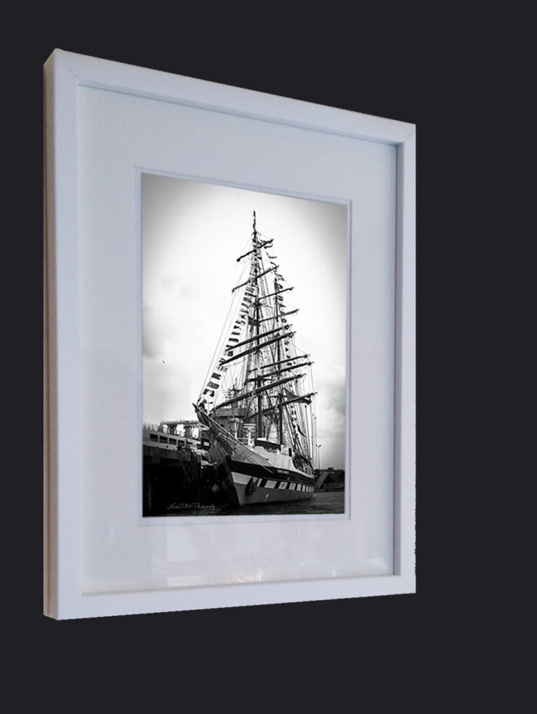 Framed Print "Tall Ship Moored"